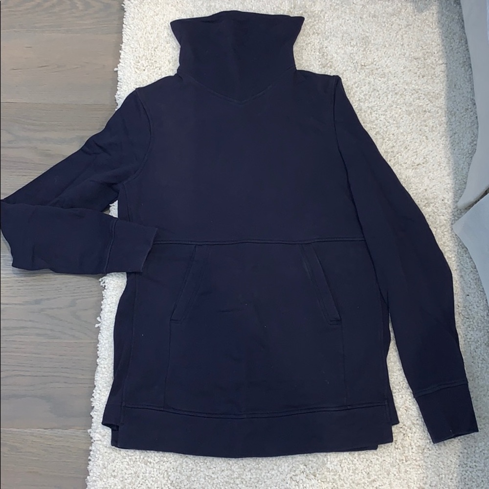 navy / deep purple lululemon sweatshirt